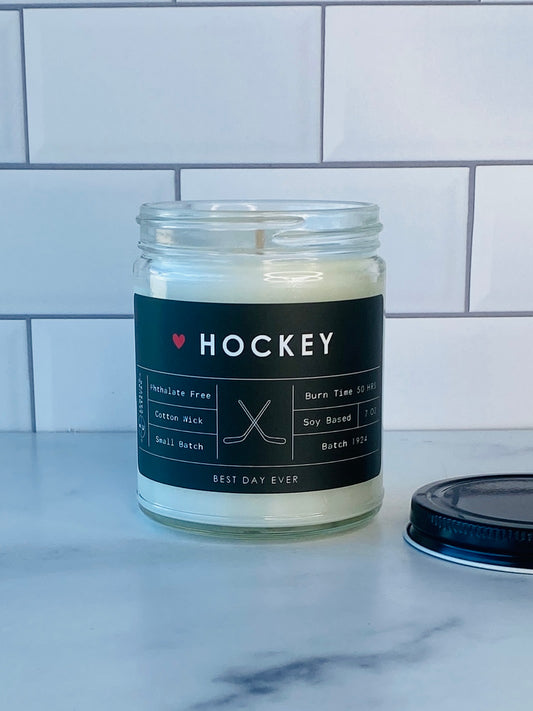 Hockey Candle
