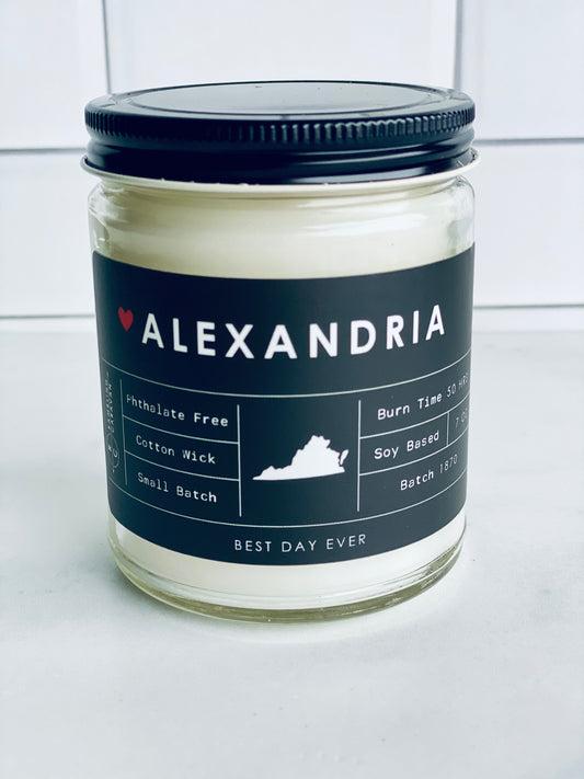 Alexandria, VA Candle