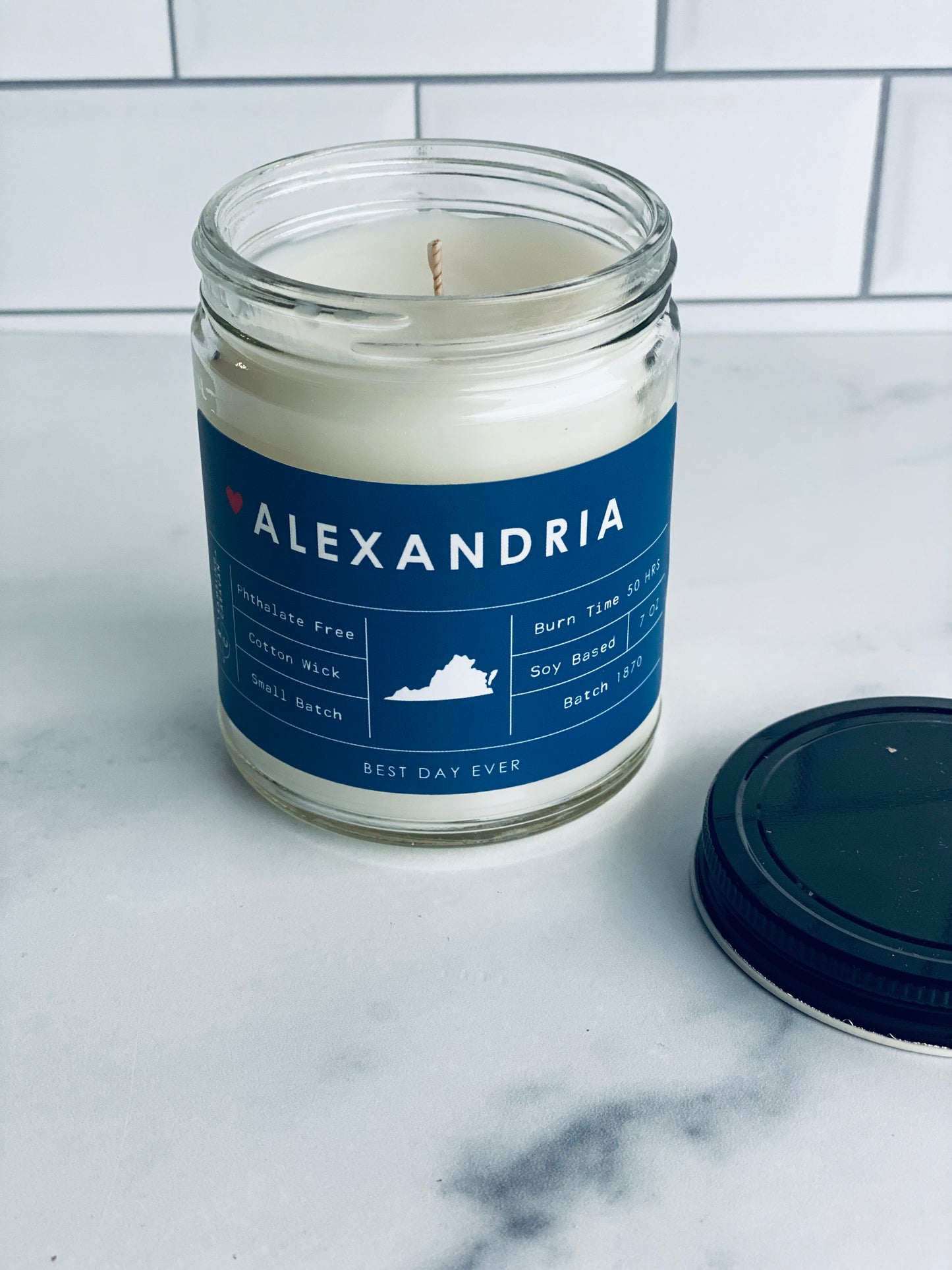Alexandria, VA Candle