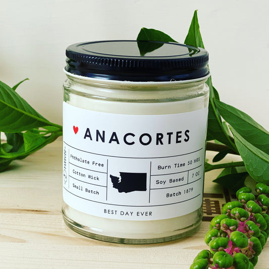 Anacortes, WA Candle