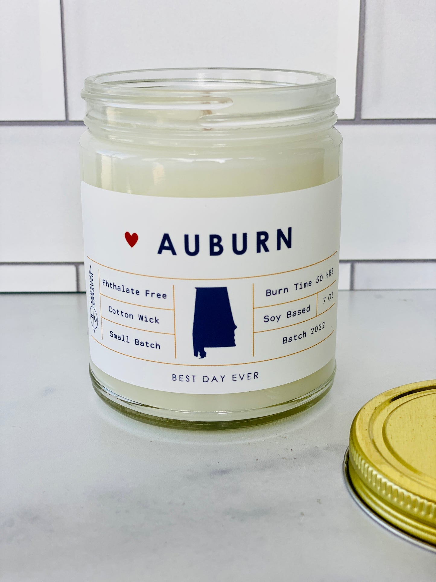 Auburn, AL Candle