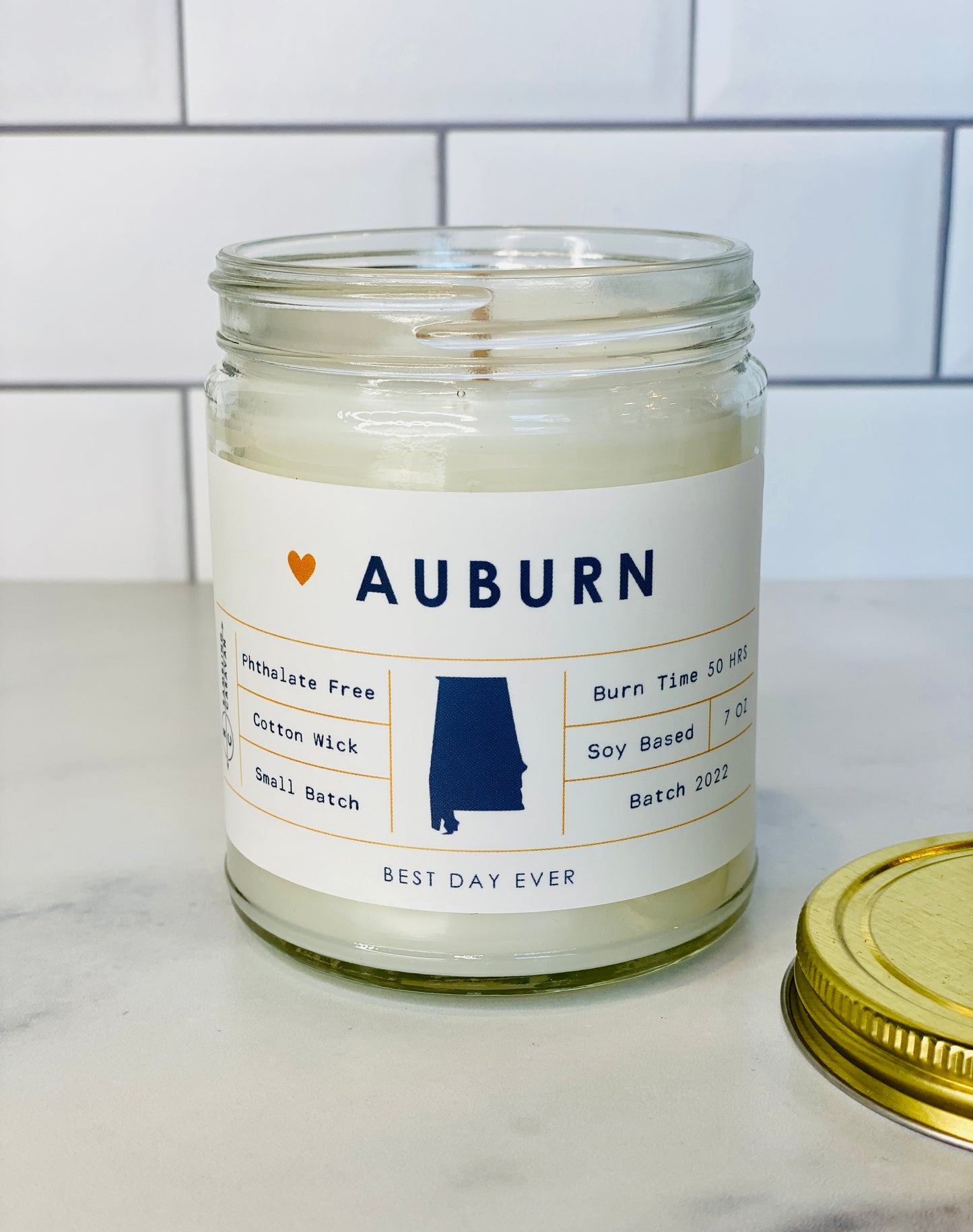 Auburn, AL Candle