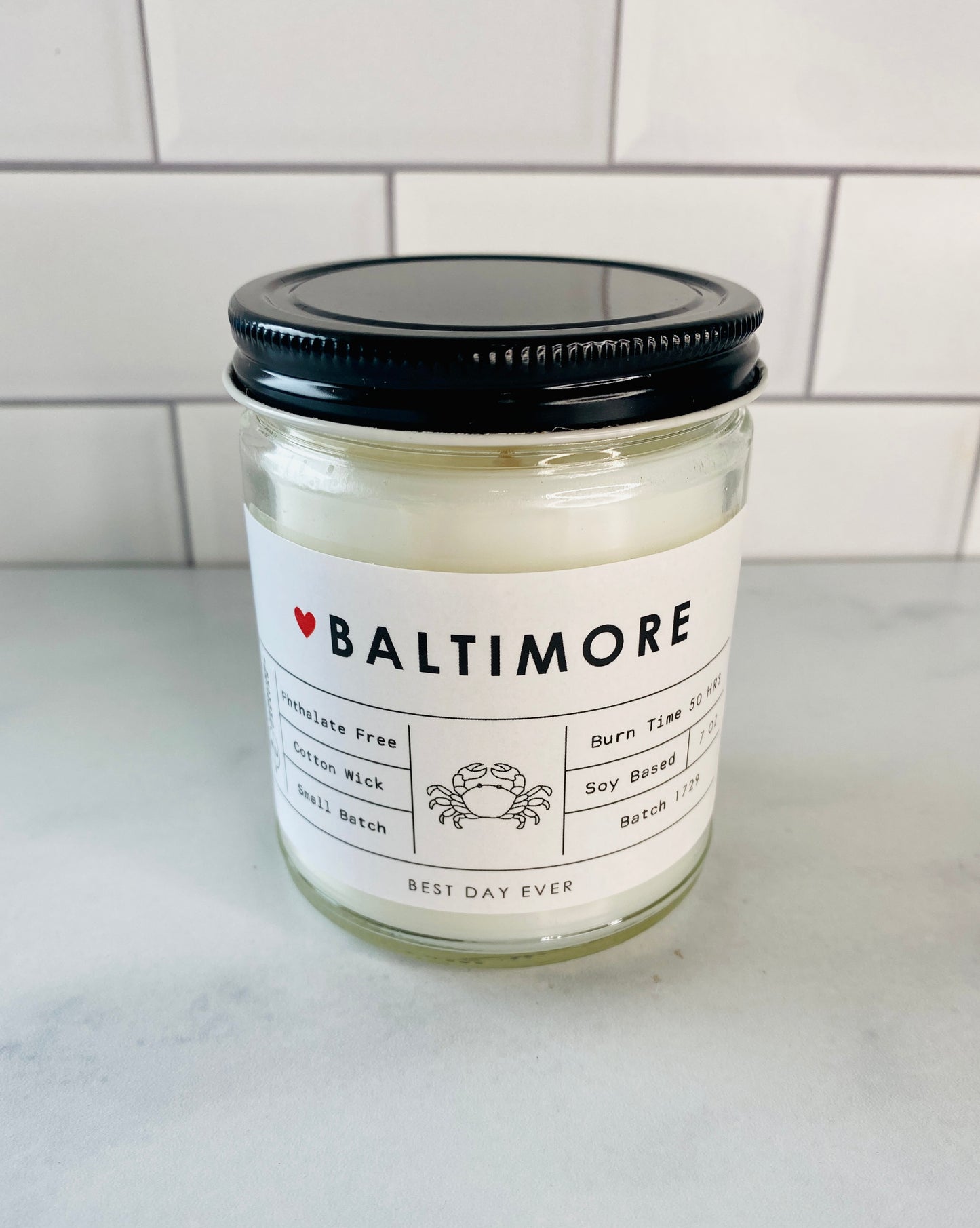 Baltimore, MD Candle