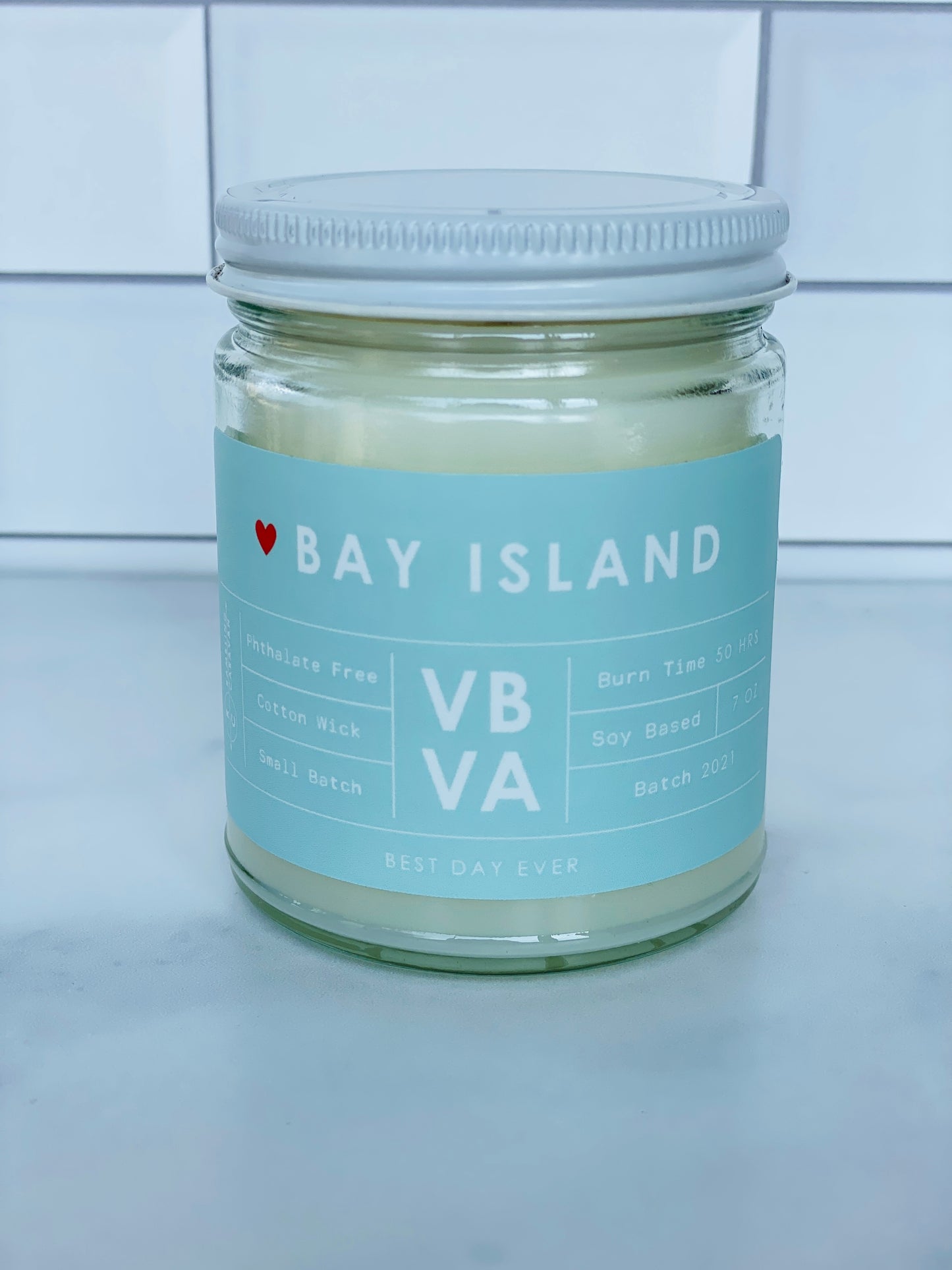 Bay Island, VB, VA Candle