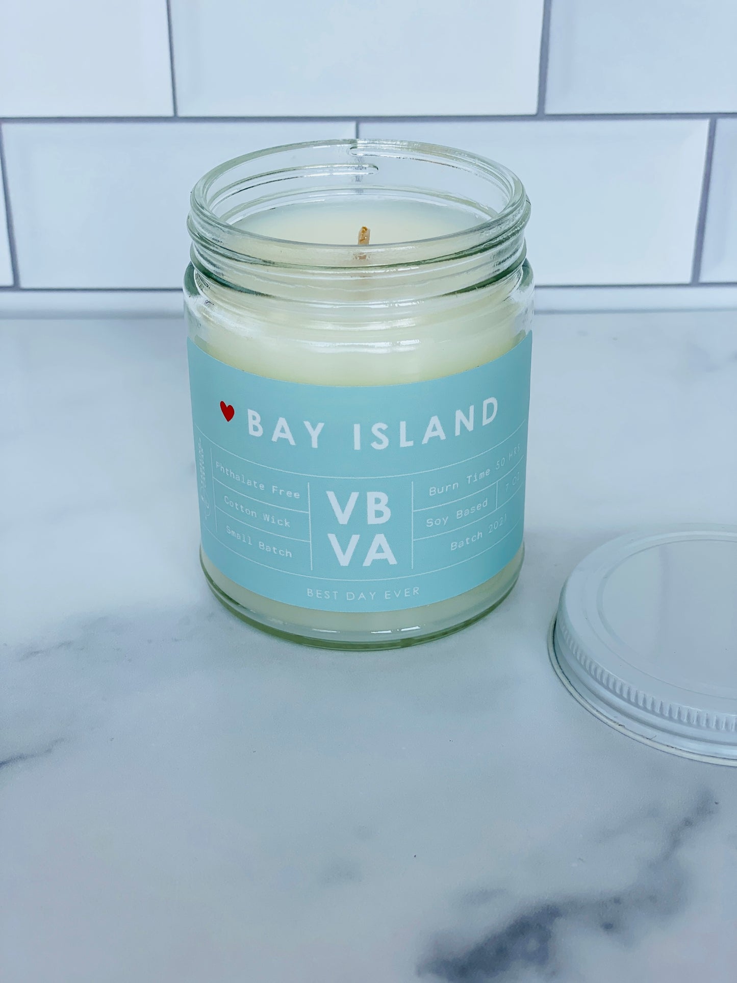 Bay Island, VB, VA Candle