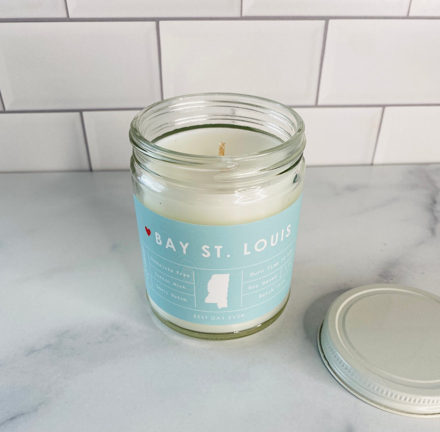 Bay St. Louis, MS Candle