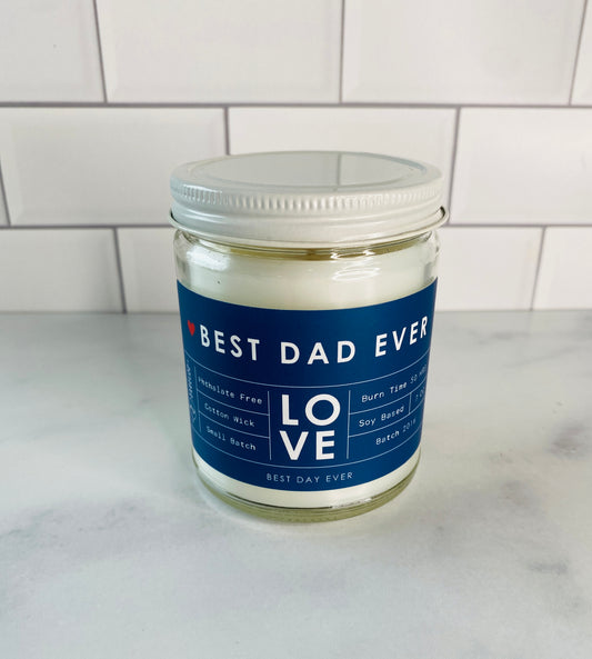 Best Dad Ever Candle