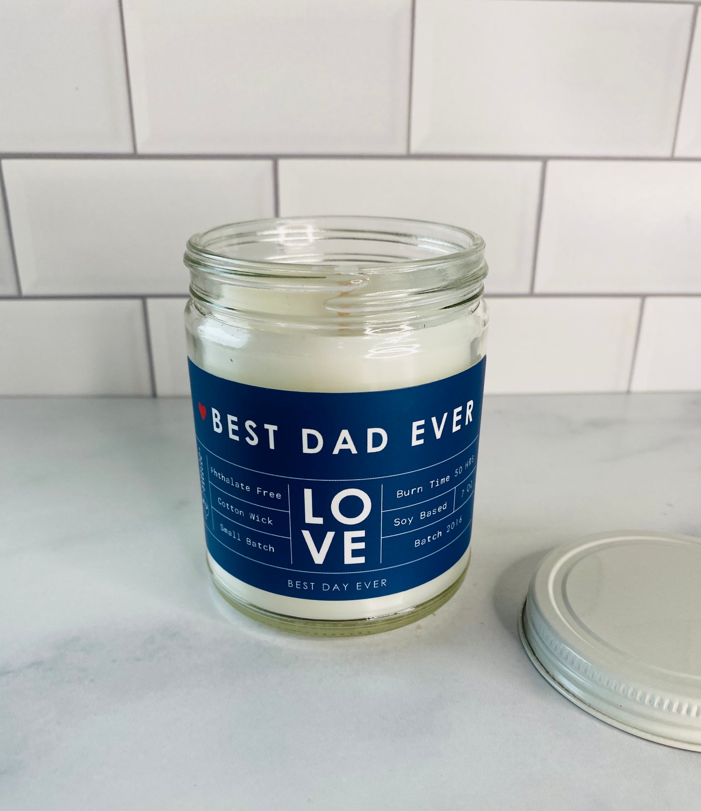 Best Dad Ever Candle