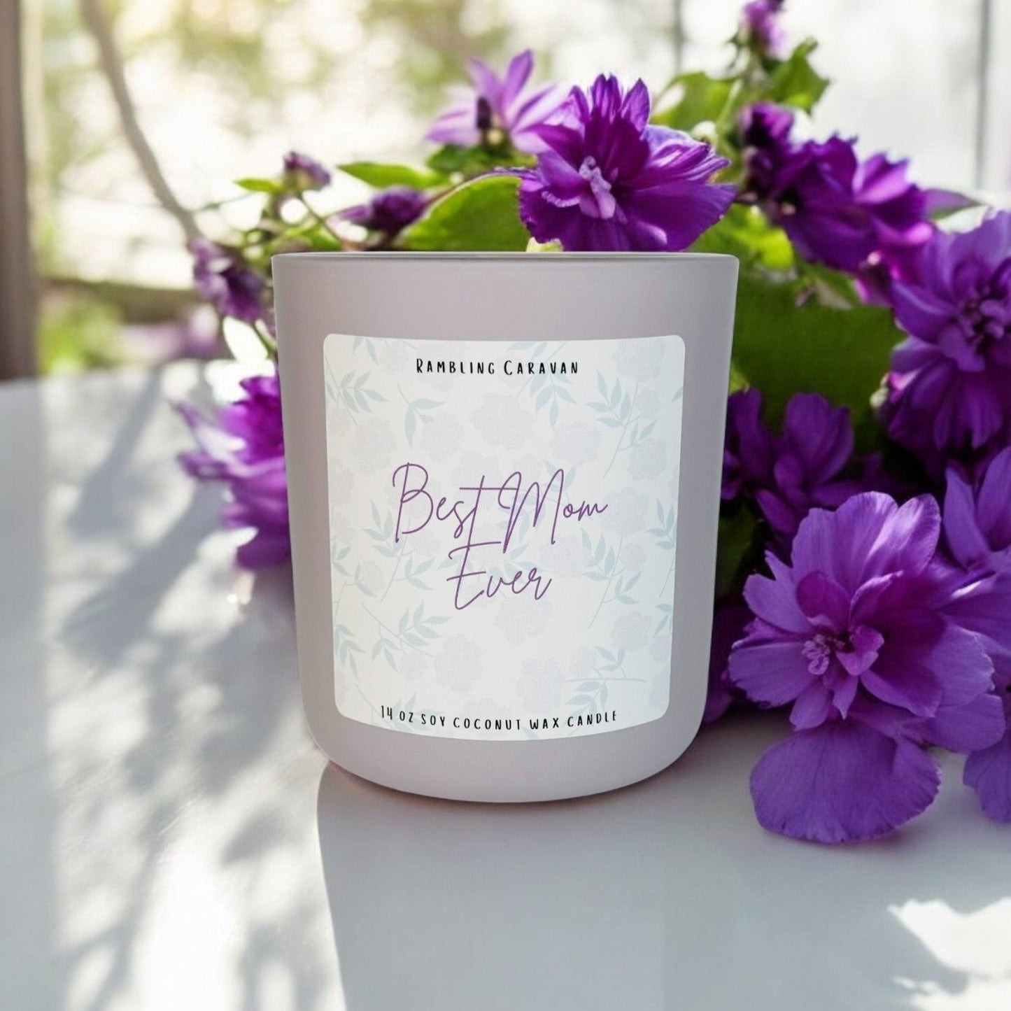 Best Mom Ever Candle | 14 oz Soy Coconut Wax | Hand Poured | Small Batch