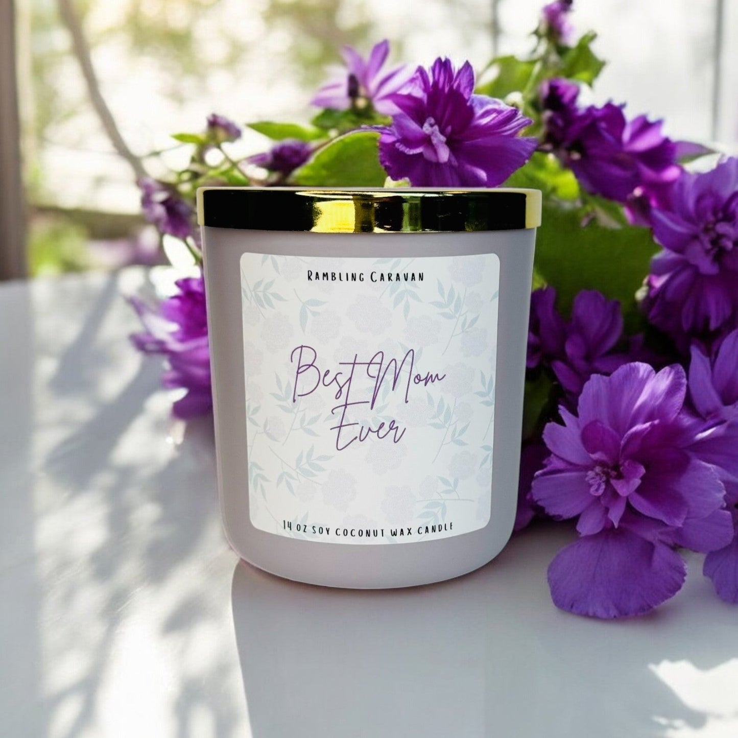 Best Mom Ever Candle | 14 oz Soy Coconut Wax | Hand Poured | Small Batch