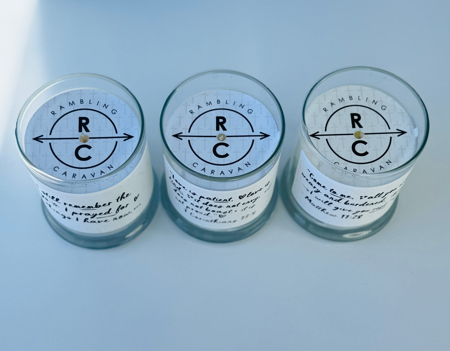 Bible Verse Candle - Proverbs 3:5-6