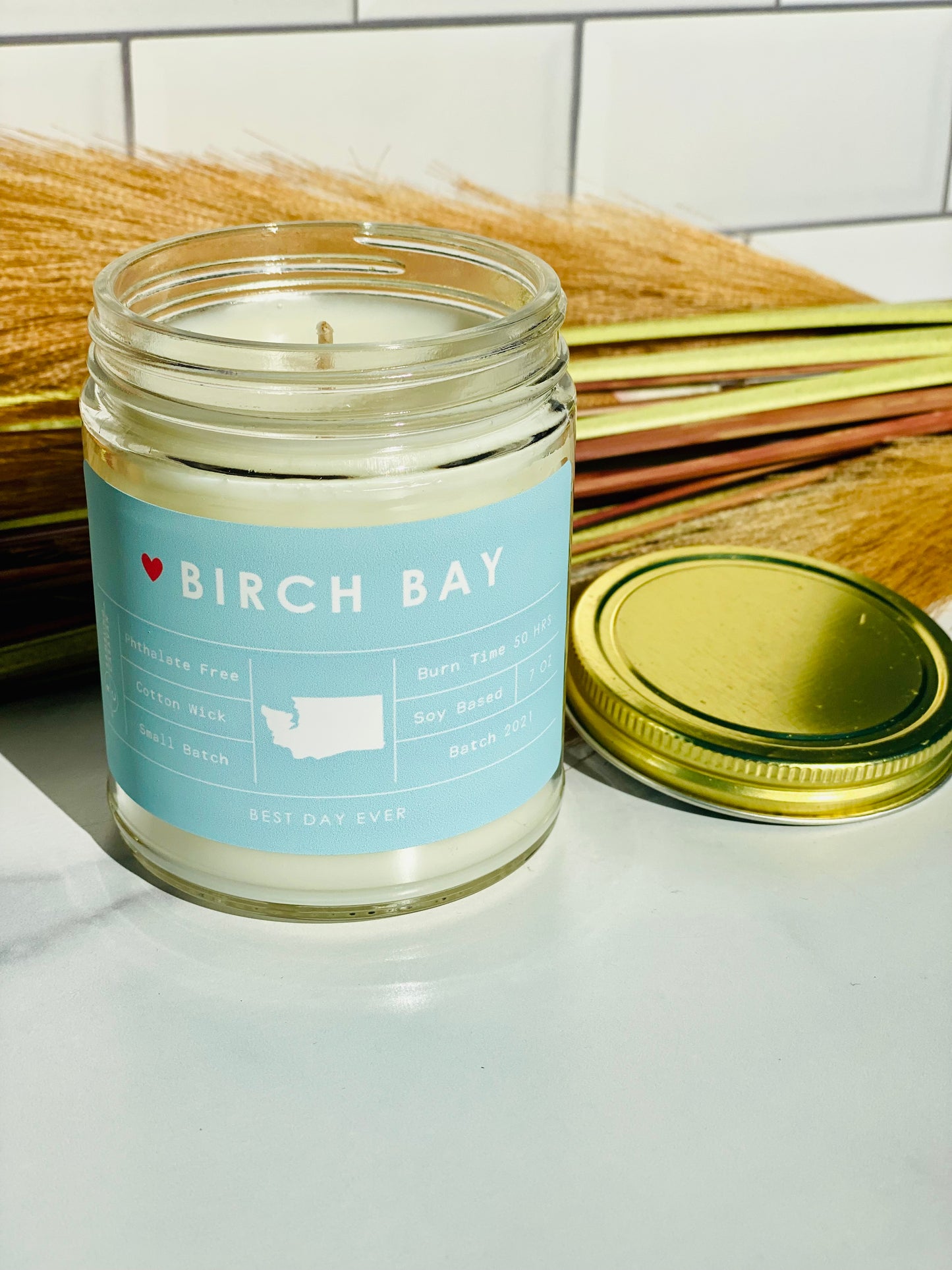 Birch Bay, WA Candle