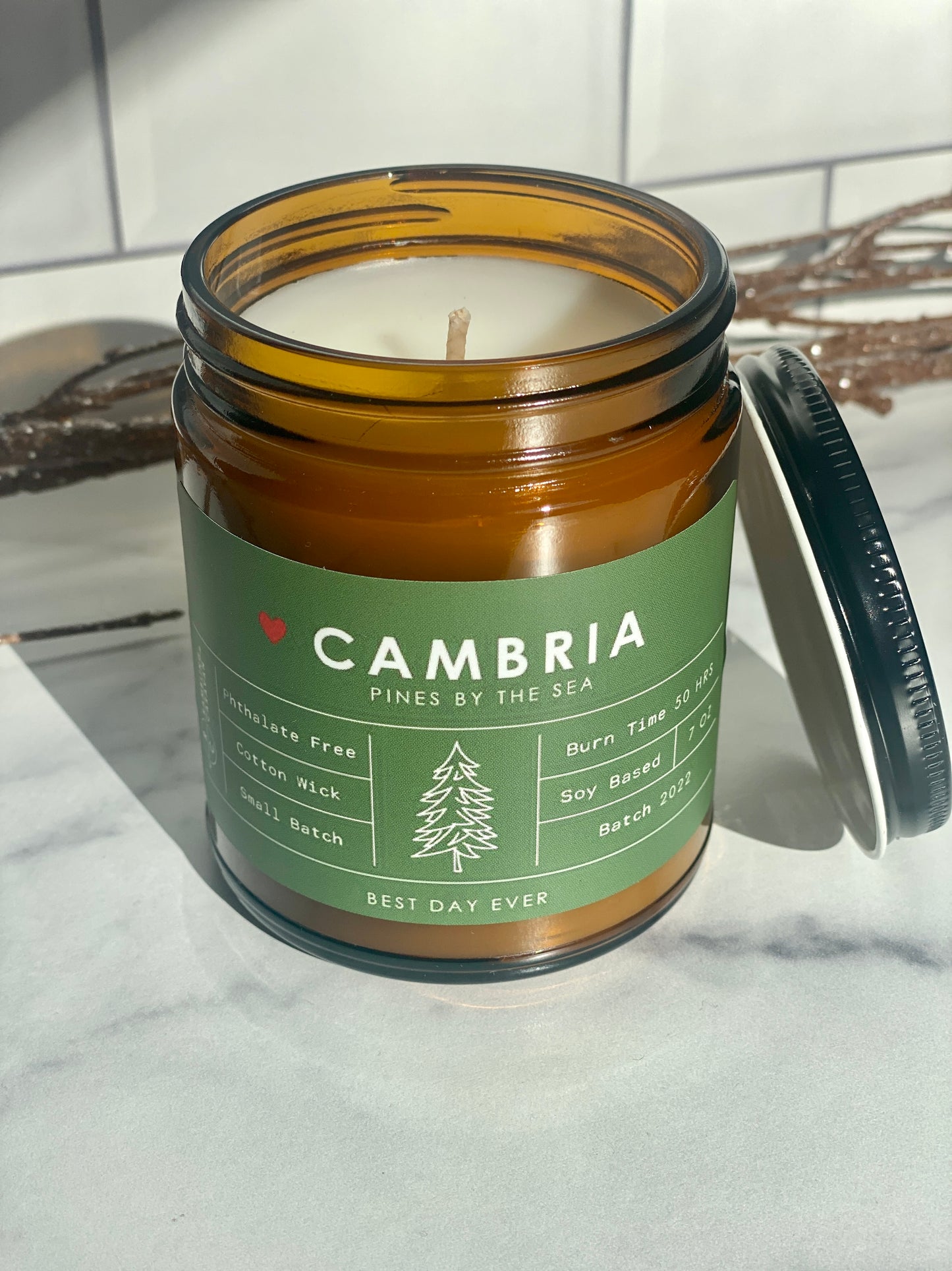 Cambria, CA Candle