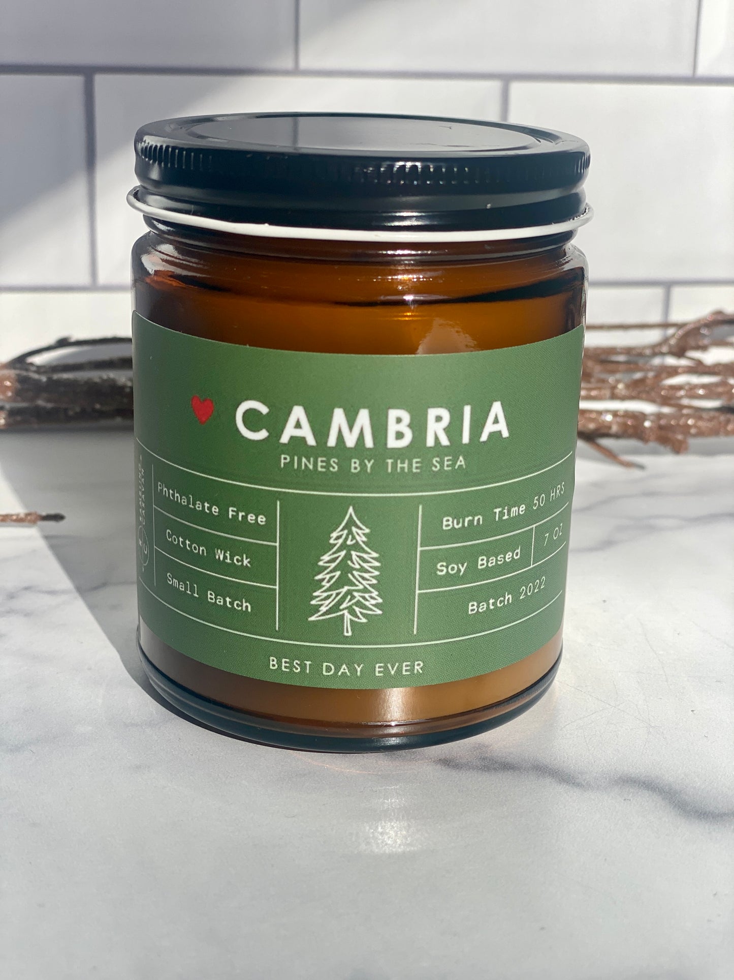 Cambria, CA Candle