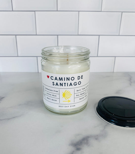 Camino de Santiago Candle