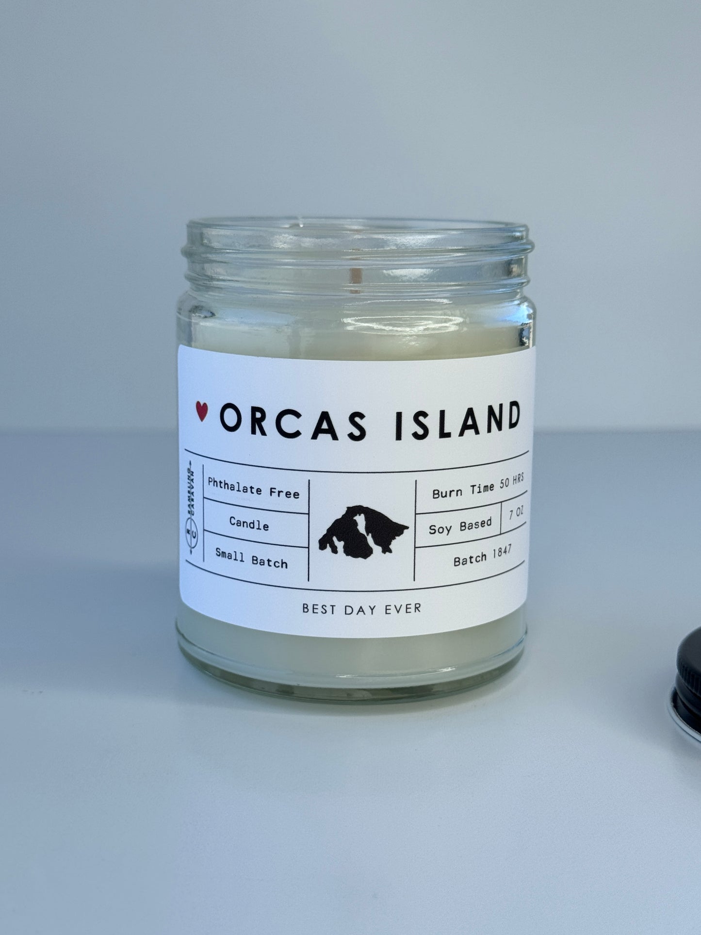 Orcas Island, WA Candle