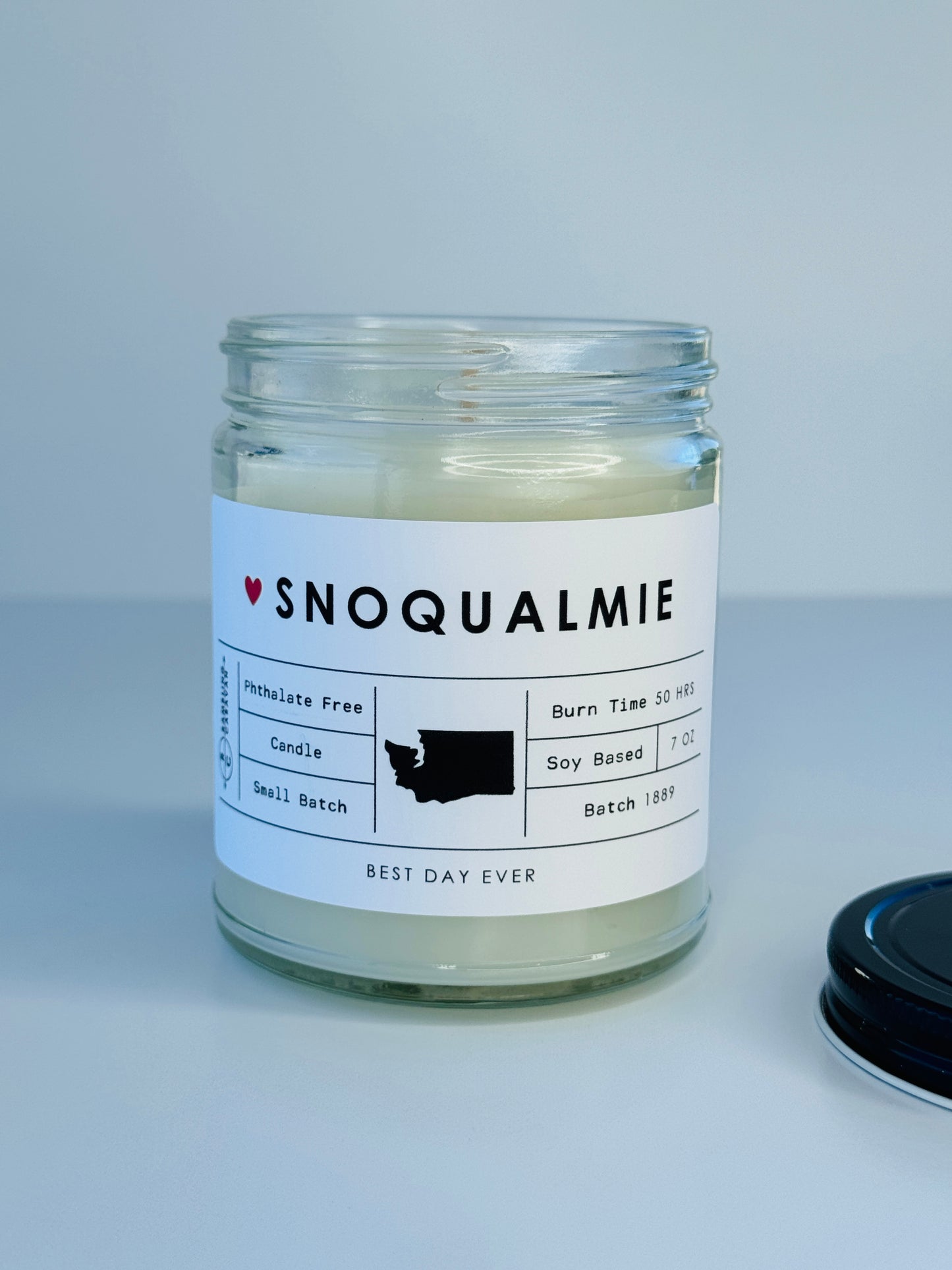 Snoqualmie, Washington Candle