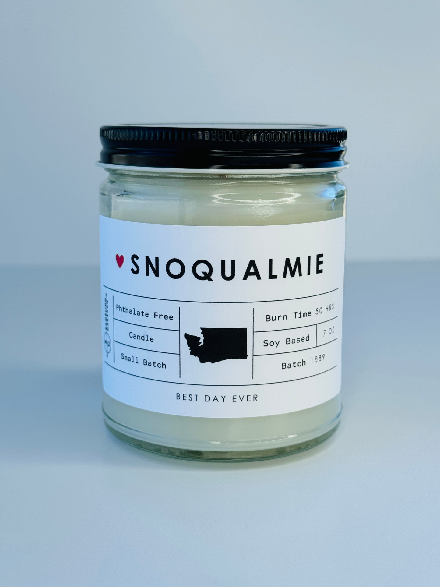 Snoqualmie, Washington Candle