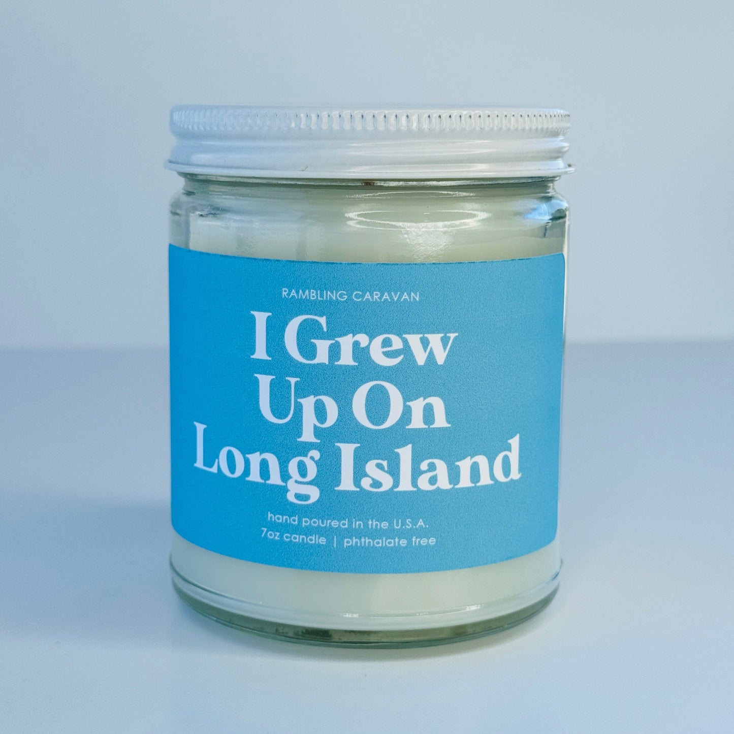 I Grew Up On Long Island Candle