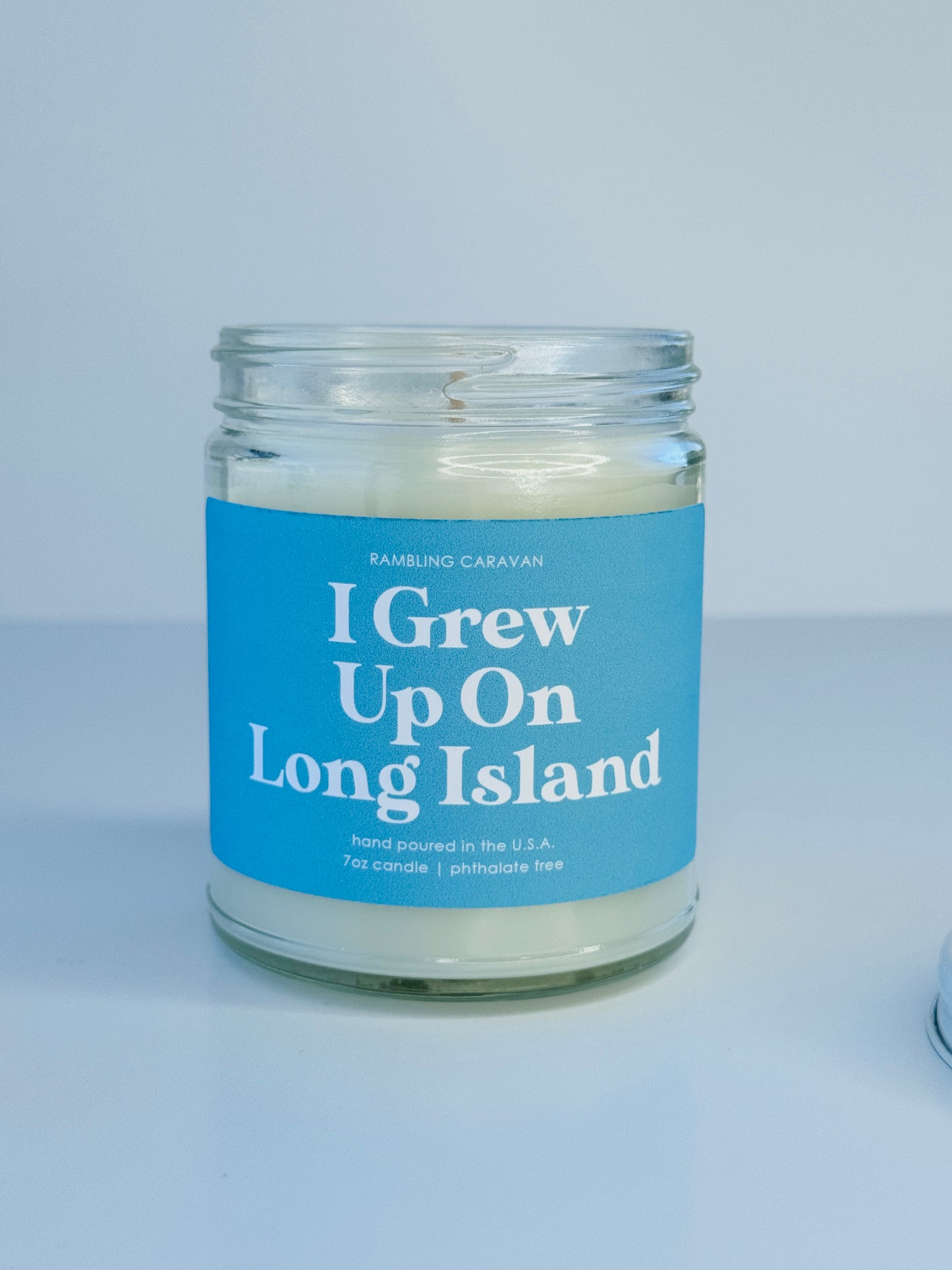 I Grew Up On Long Island Candle