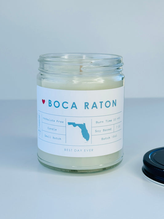 Boca Raton, Florida Candle