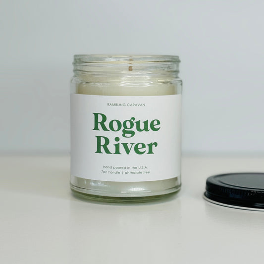 Rogue River, Oregon Candle