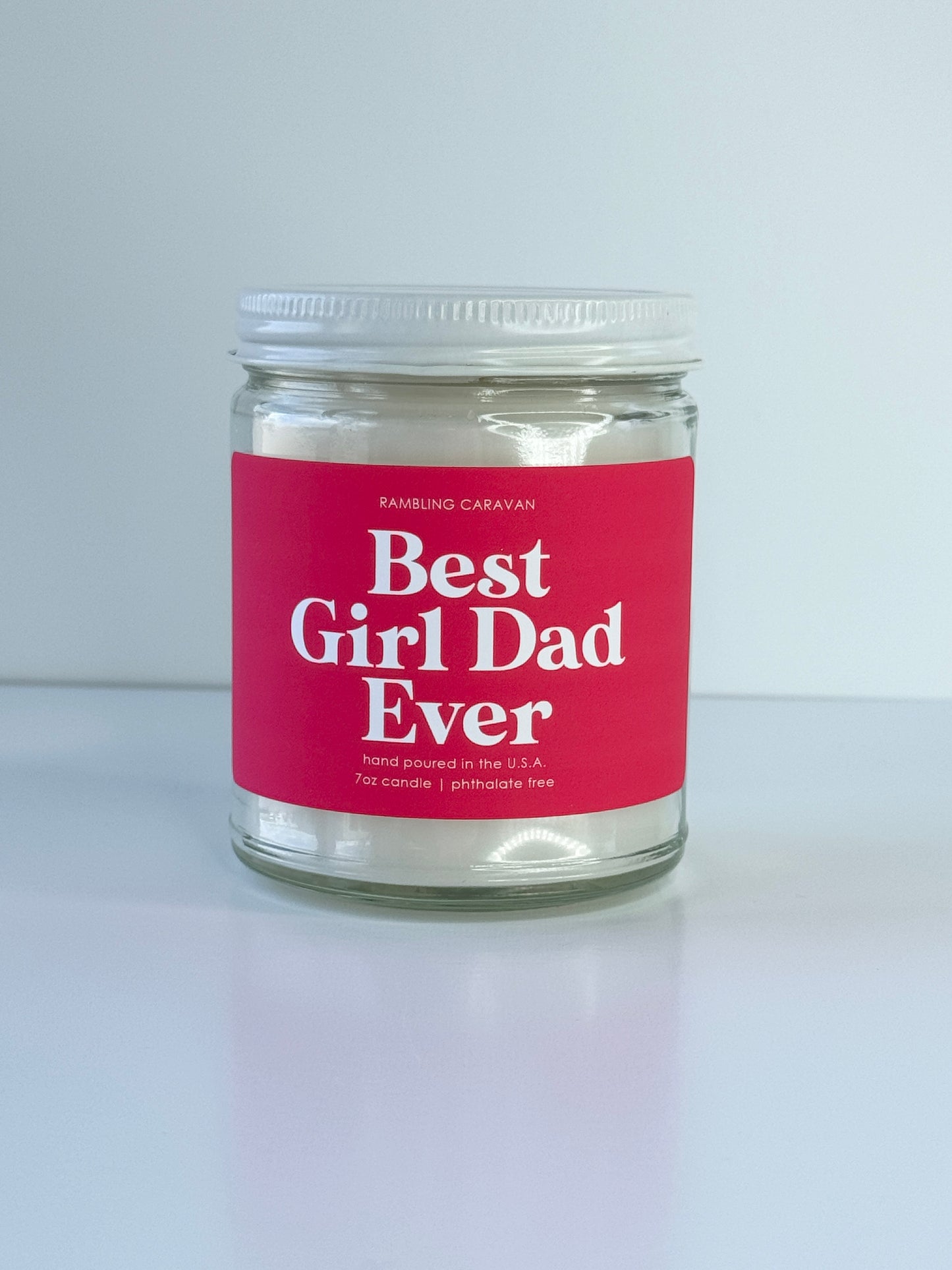Best Girl Dad Ever Candle