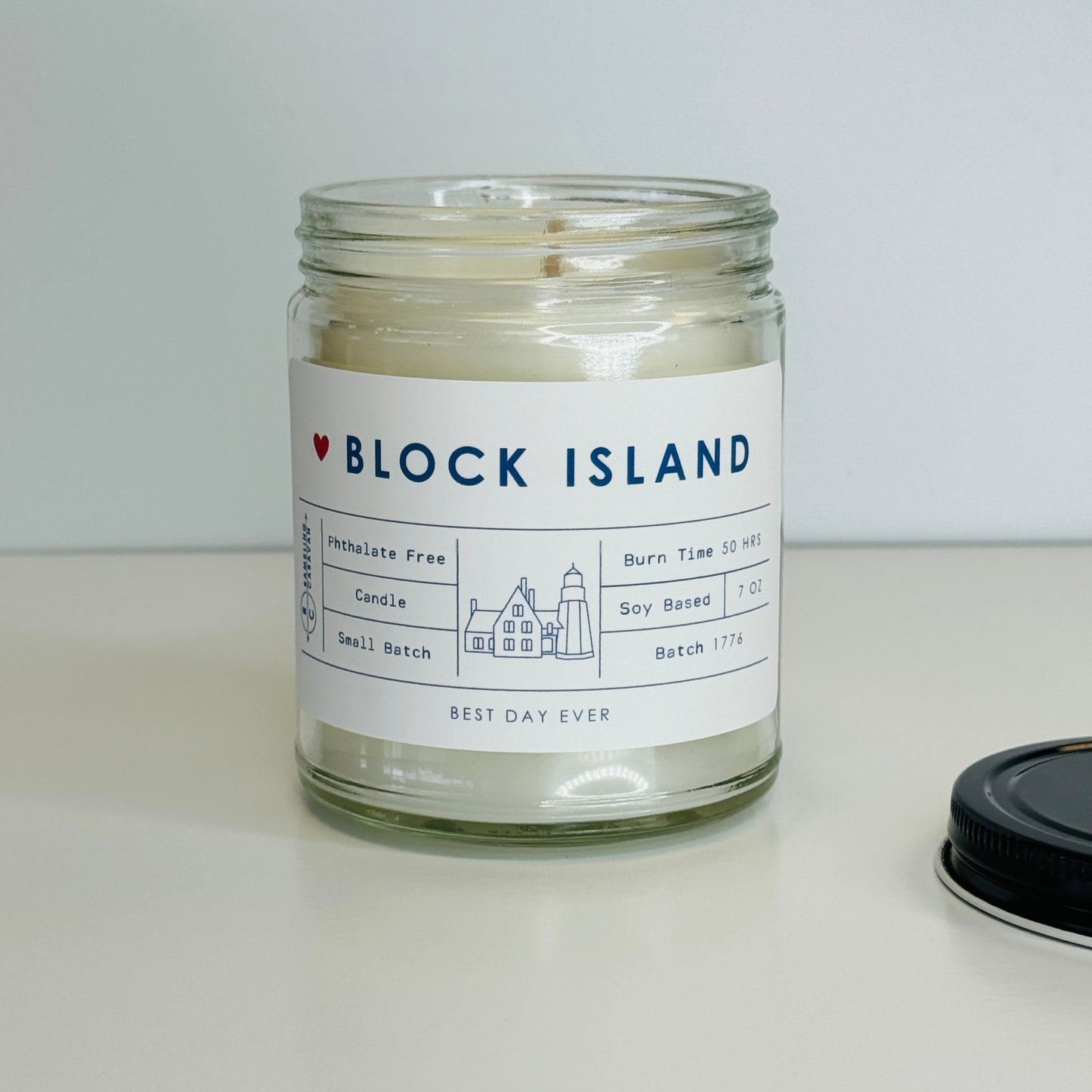 Block Island, Rhode Island Candle