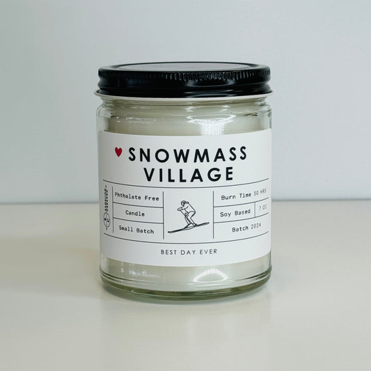 Snowmass Village, Colorado Candle
