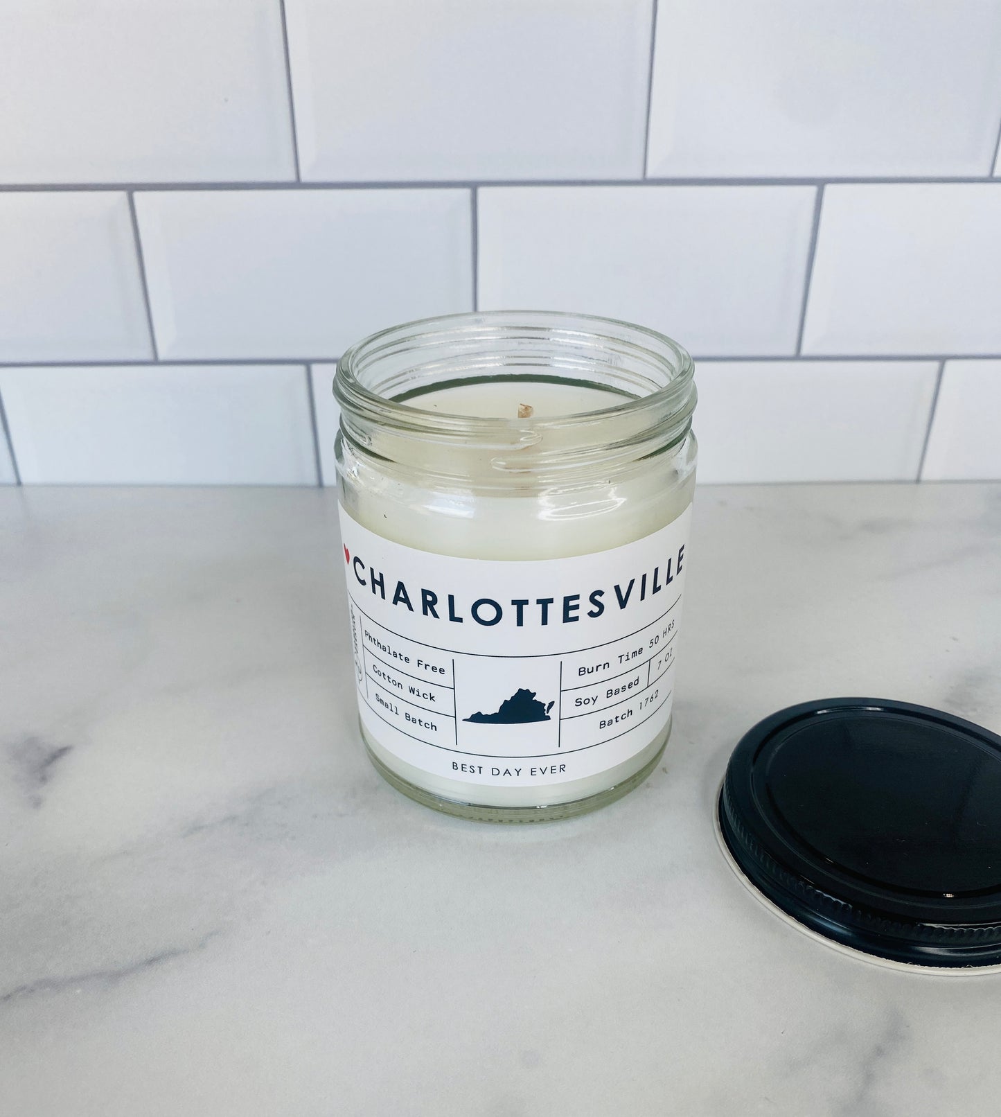 Charlottesville, VA Candle