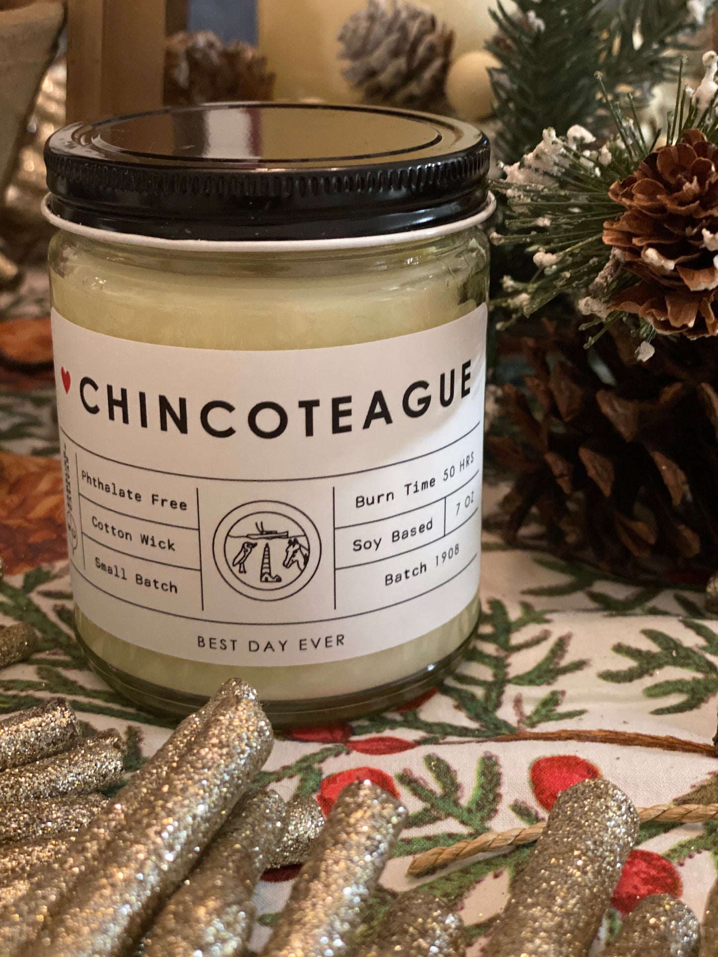 Chincoteague, VA Candle