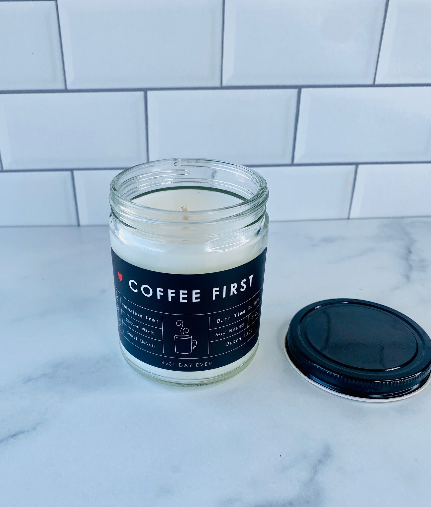 Coffee First Candle