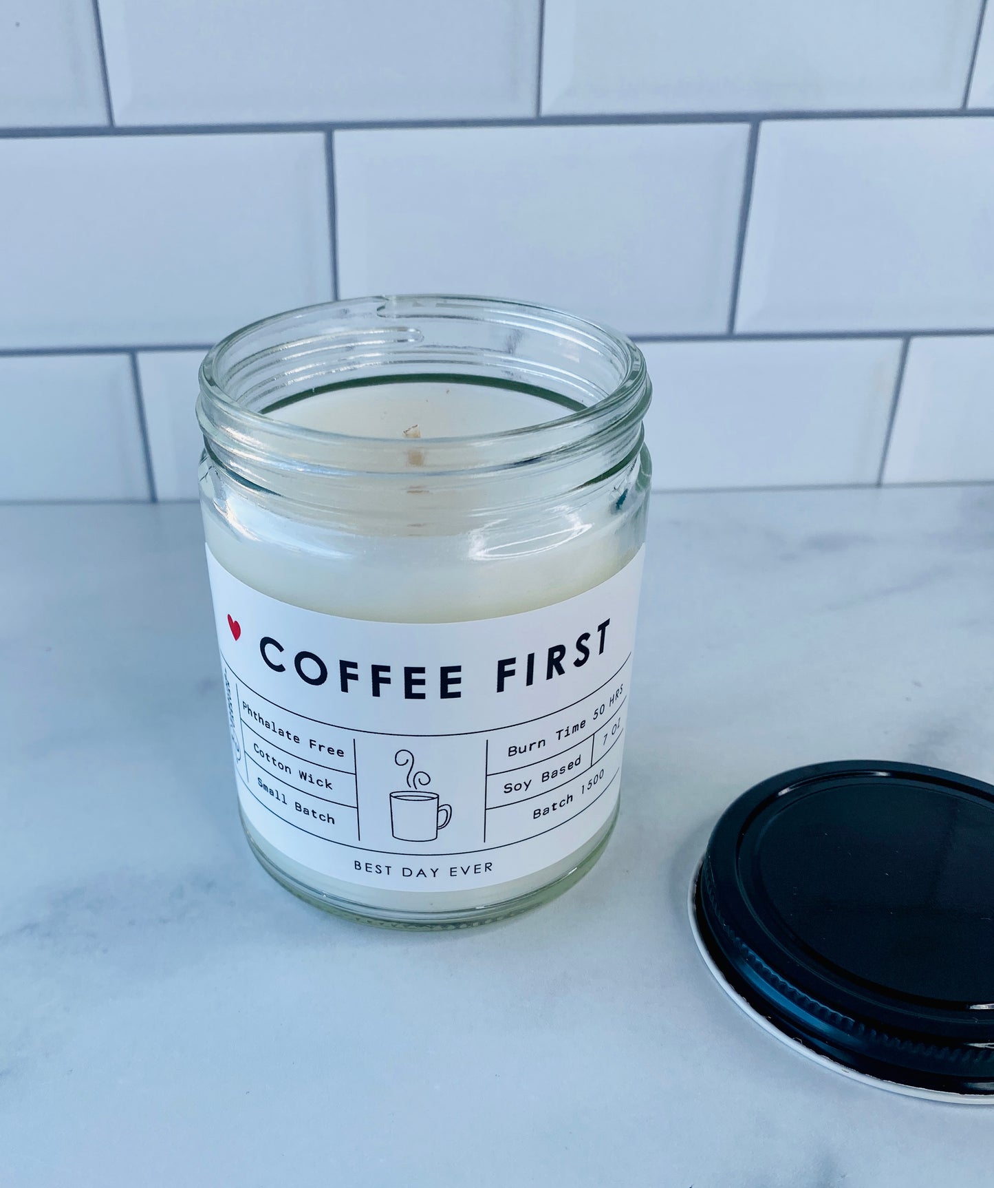 Coffee First Candle