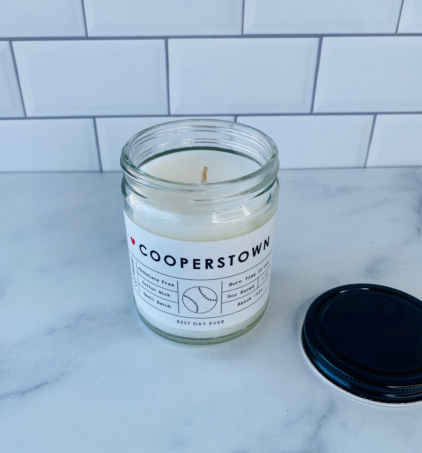 Cooperstown, NY Candle