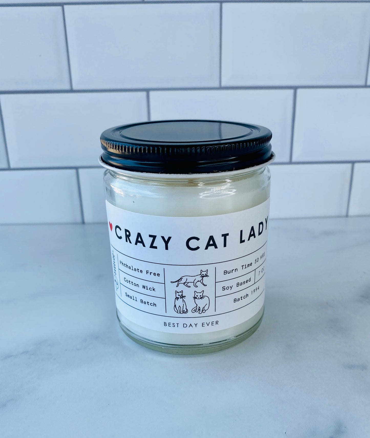 Crazy Cat Lady Candle