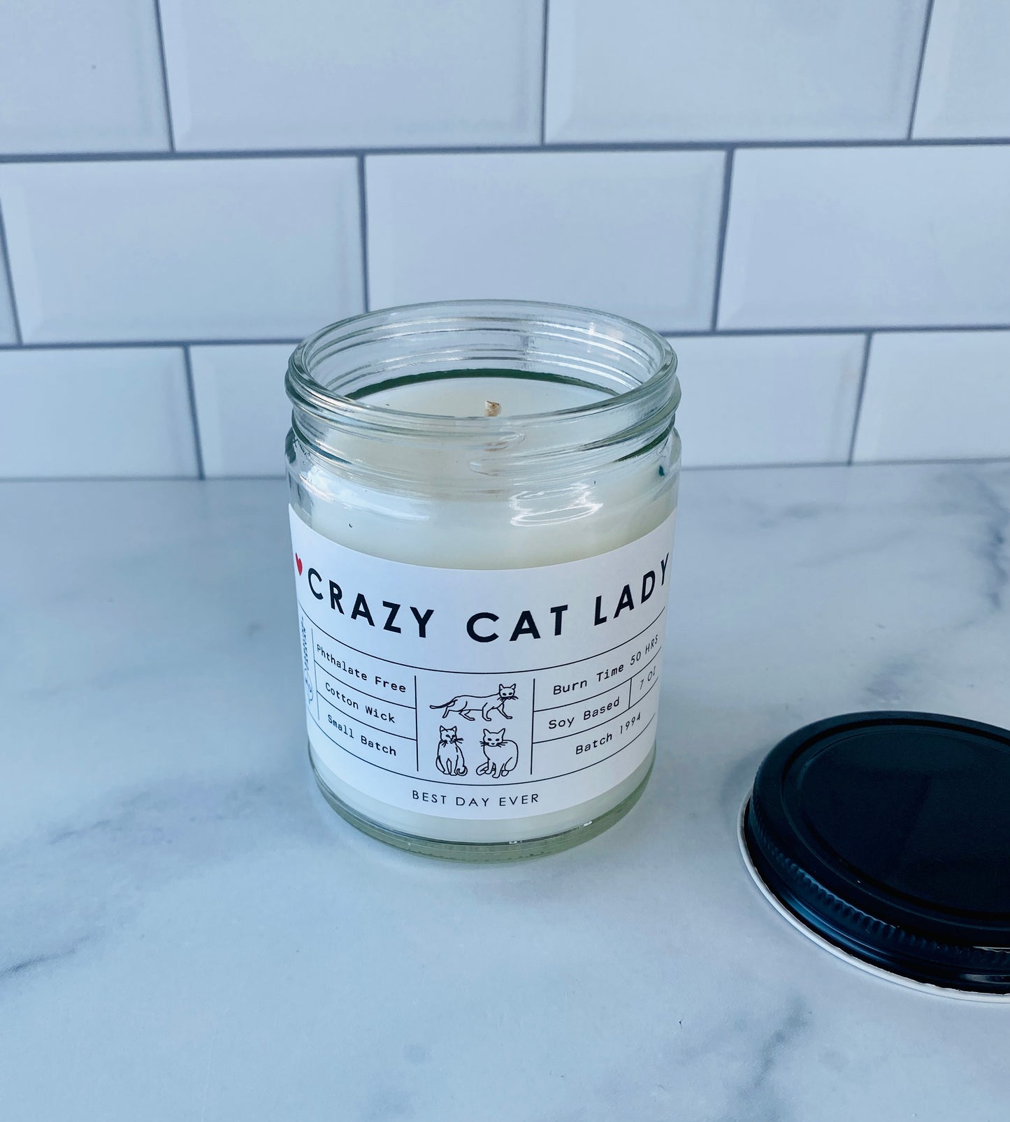 Crazy Cat Lady Candle