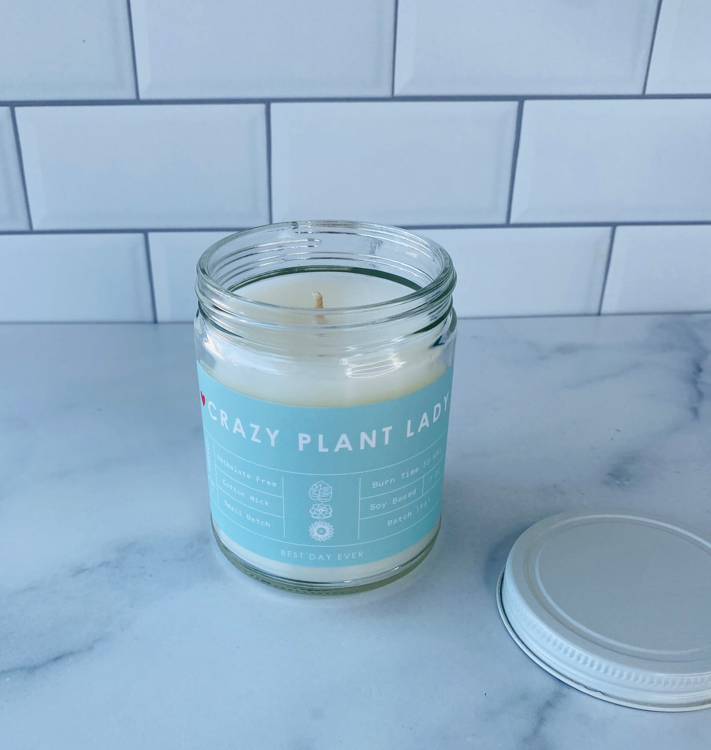 Crazy Plant Lady Candle