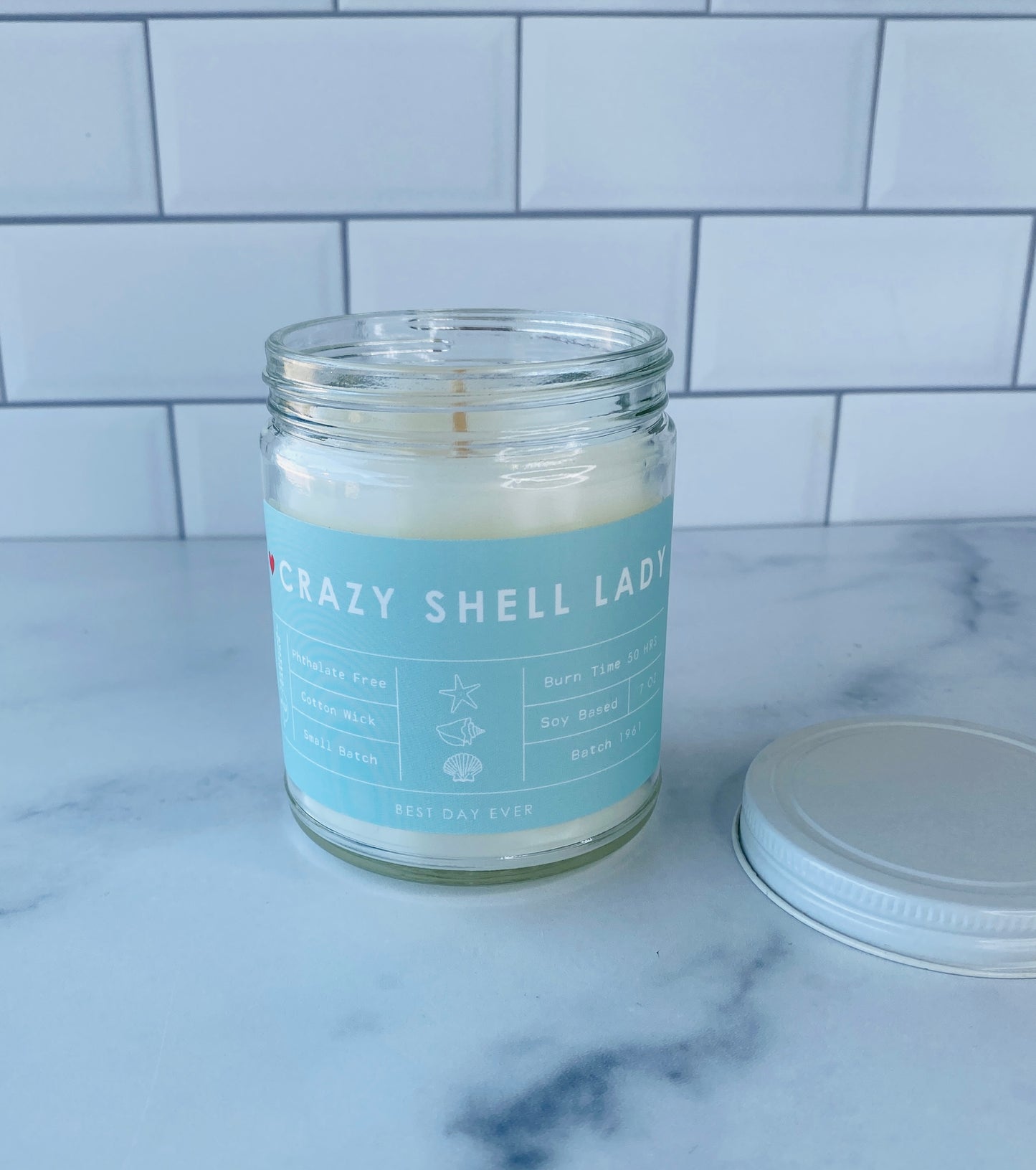 Crazy Shell Lady Candle