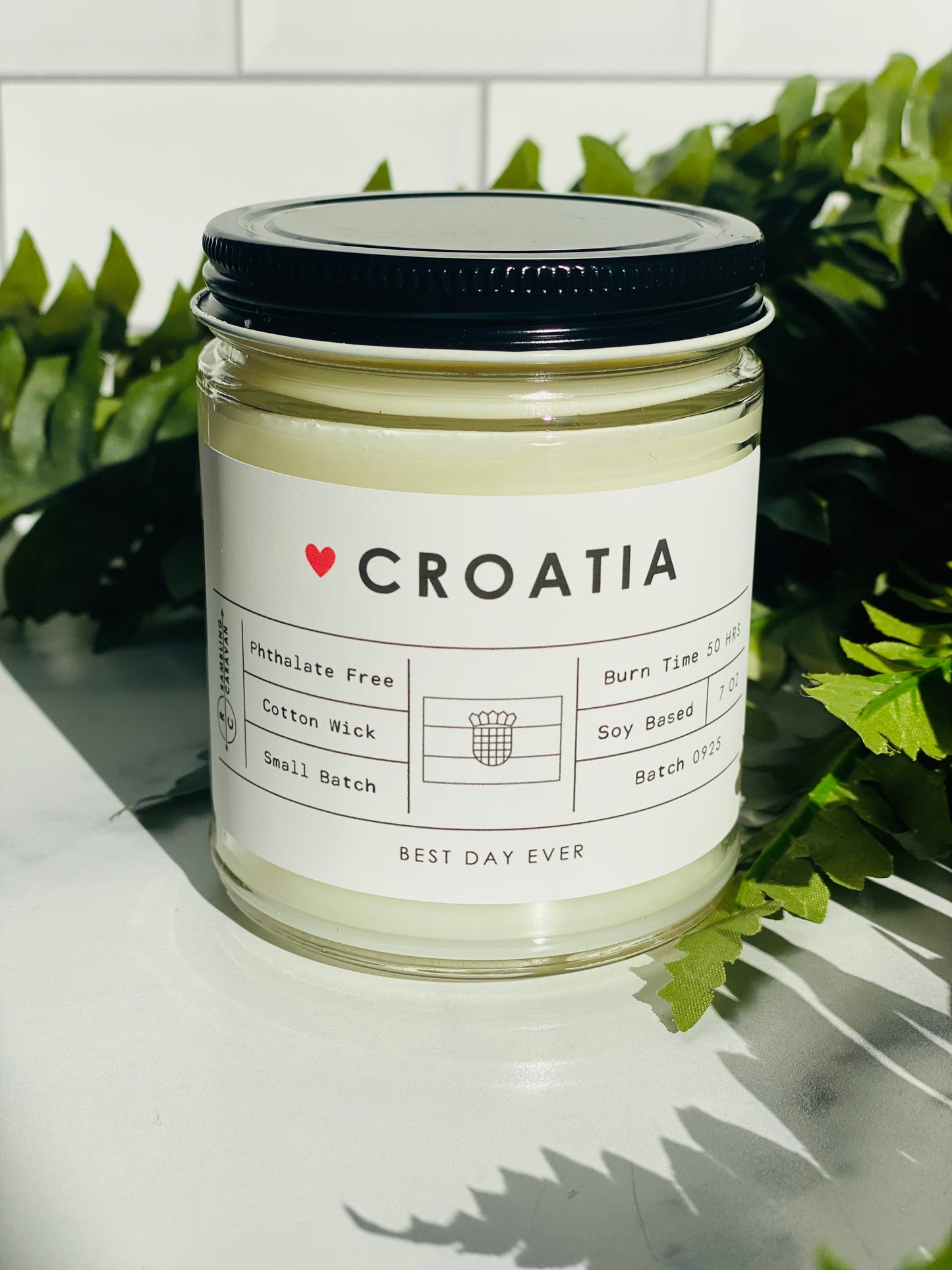Croatia Candle