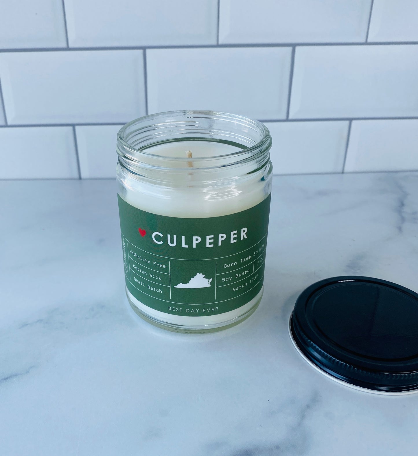 Culpeper, VA Candle