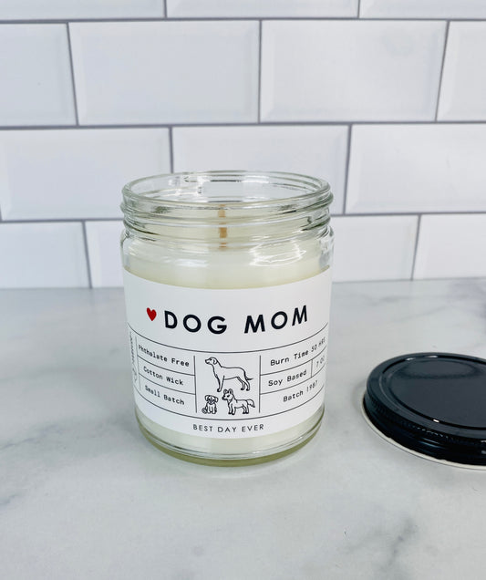 Dog Mom Candle