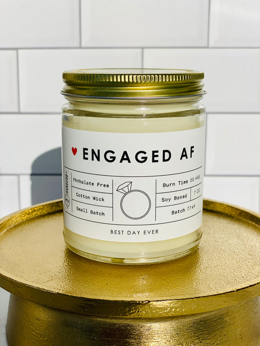 Engaged AF Candle