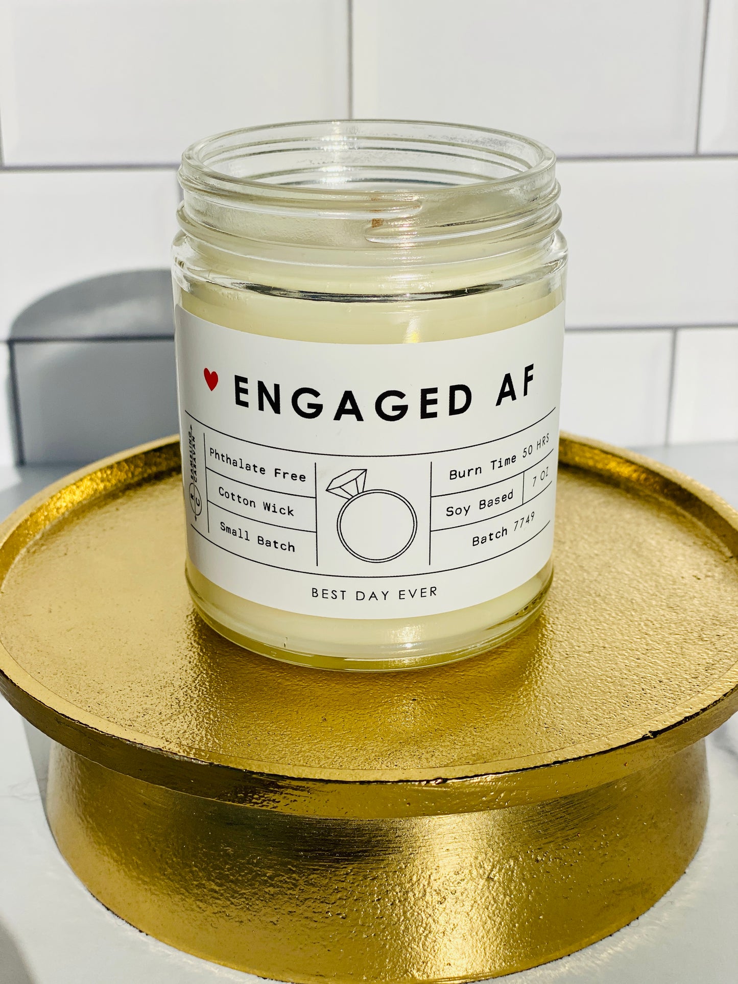Engaged AF Candle