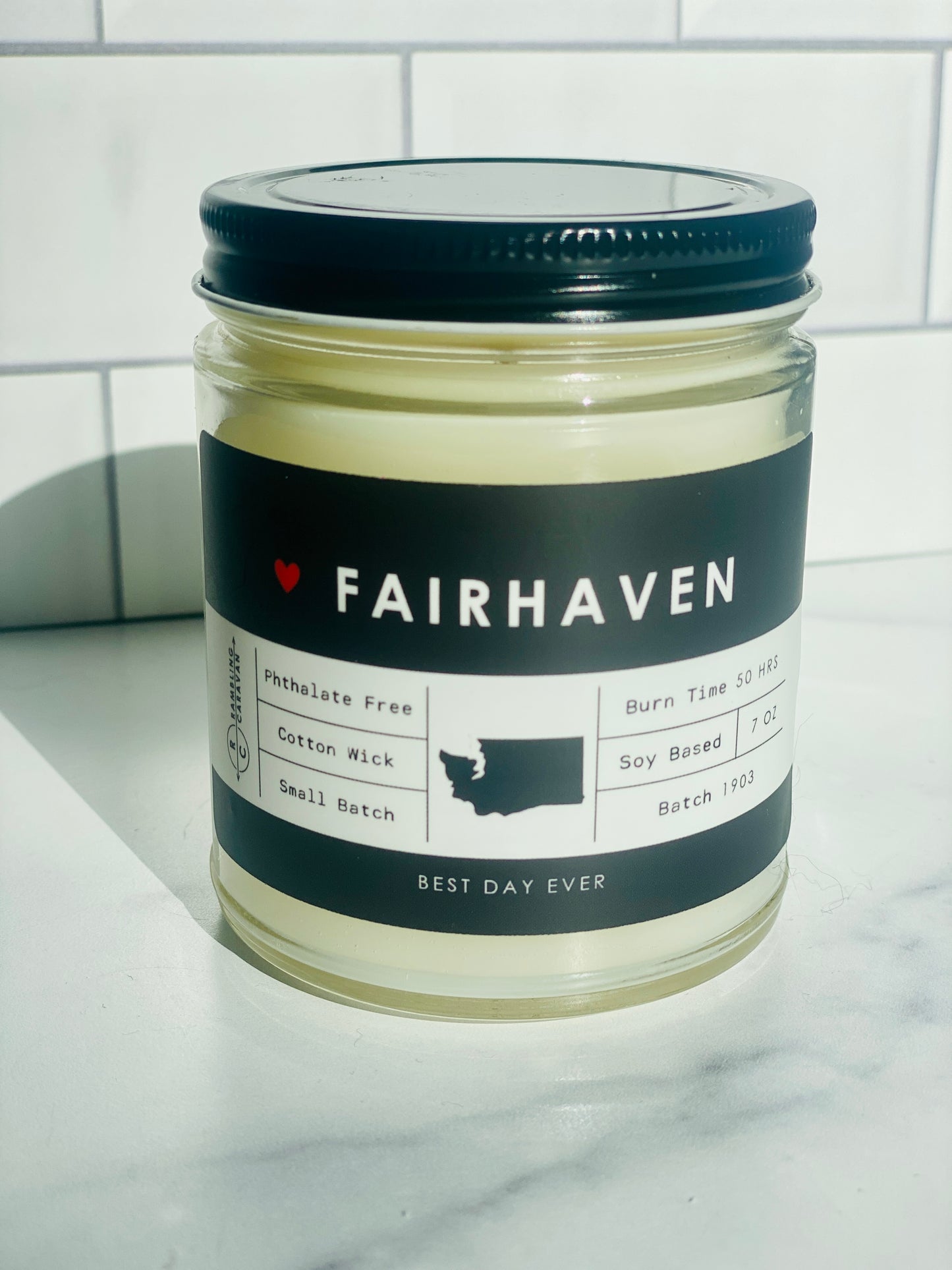 Fairhaven, WA Candle