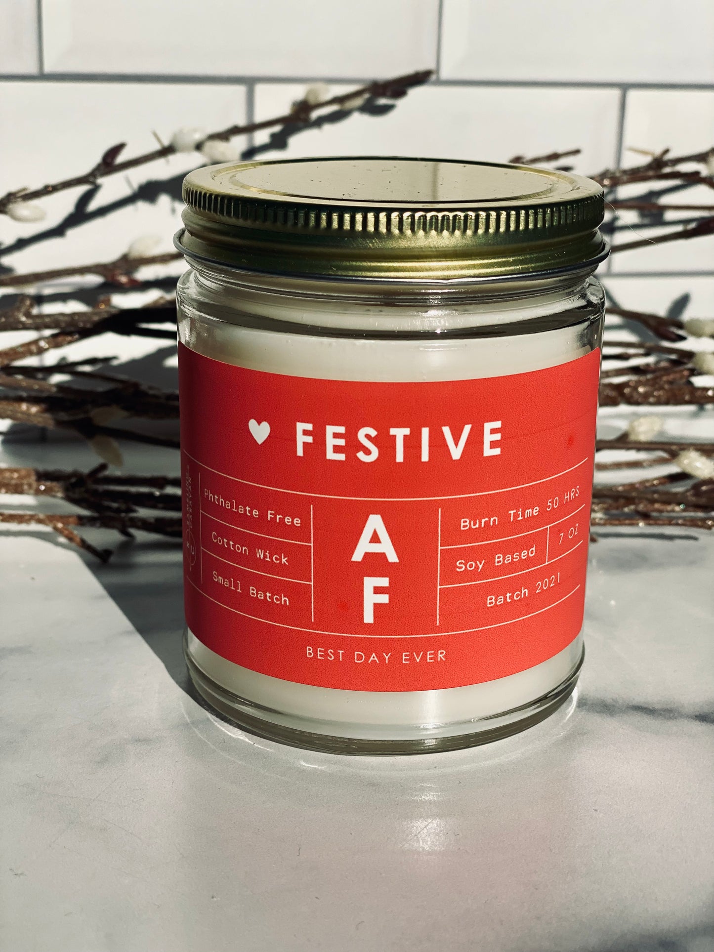 Festive AF Candle