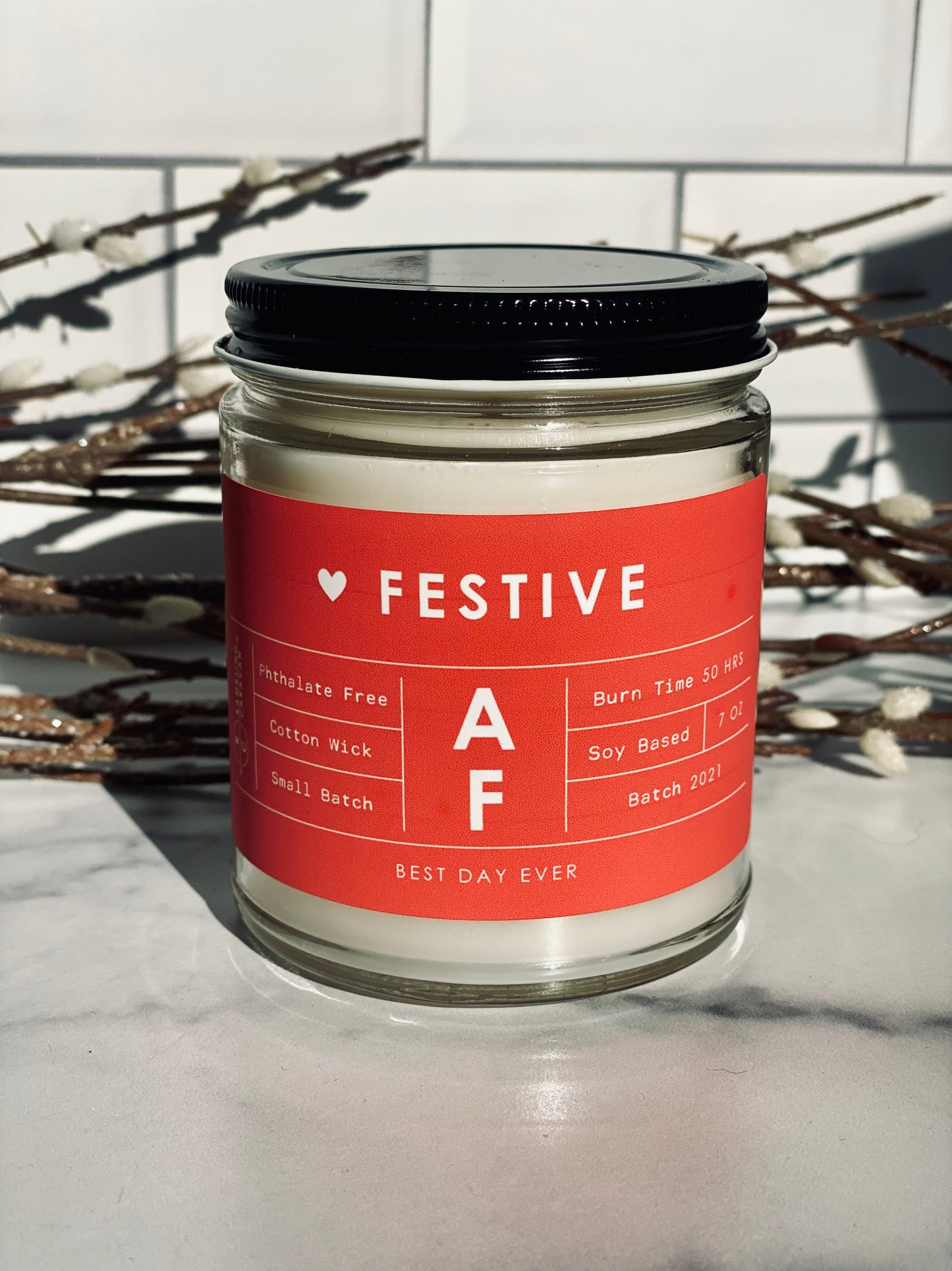 Festive AF Candle