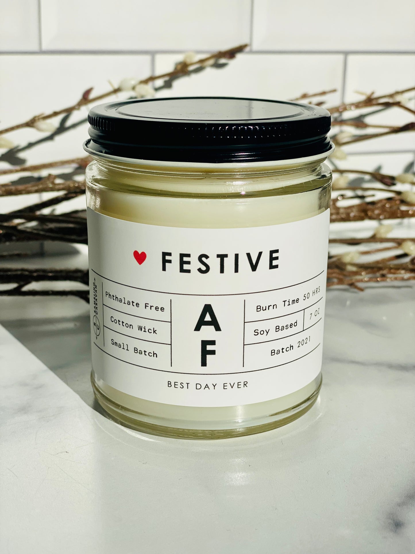 Festive AF Candle