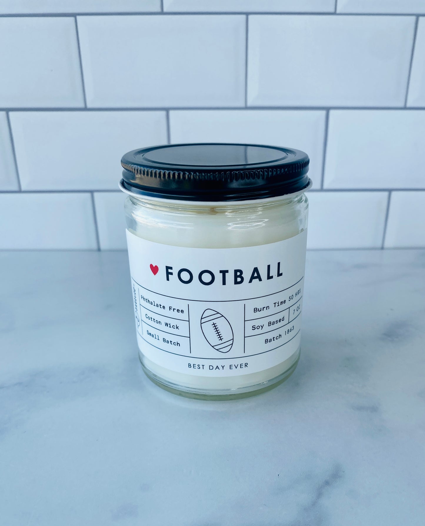 Football Candle