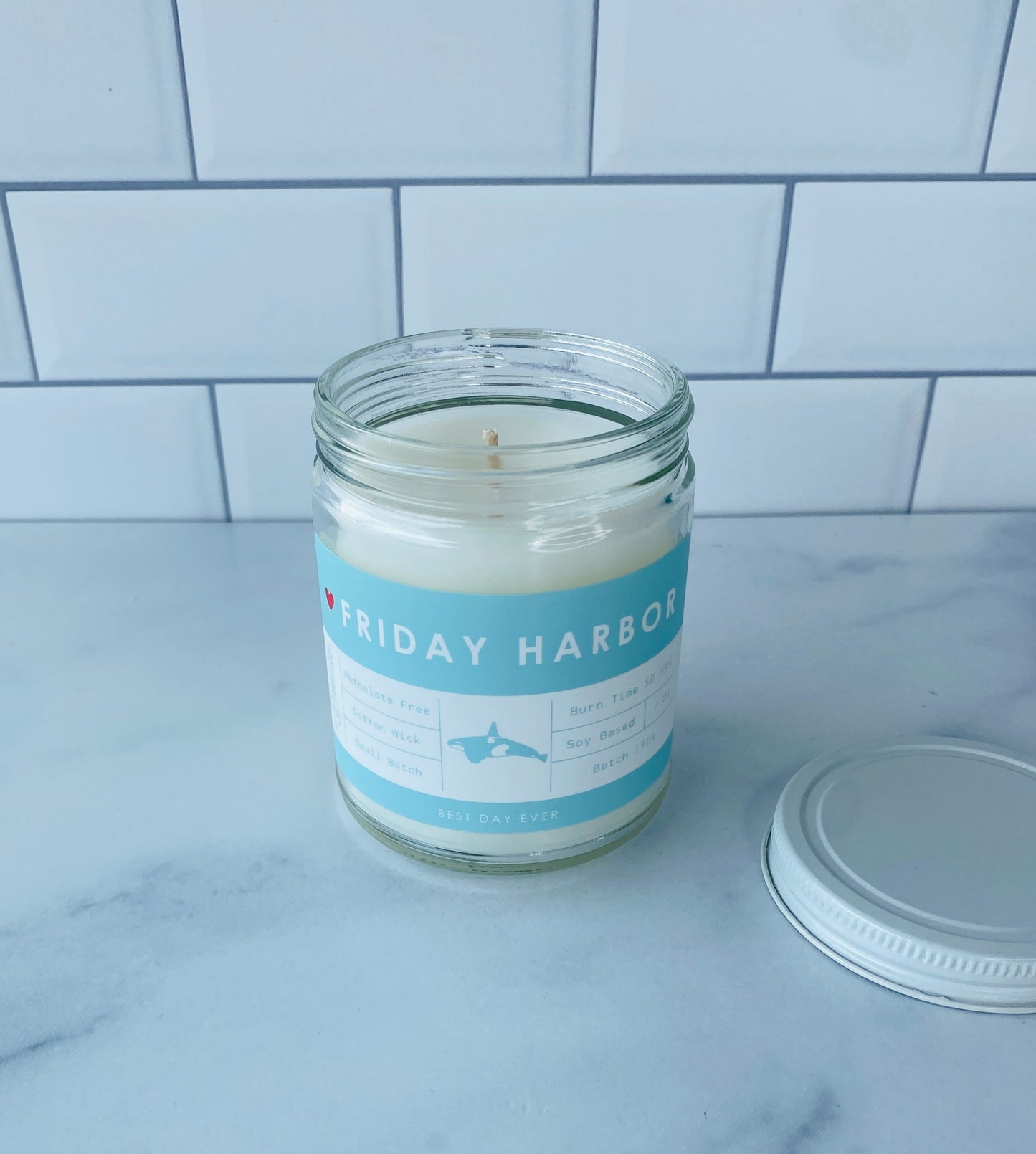 Friday Harbor, WA Candle