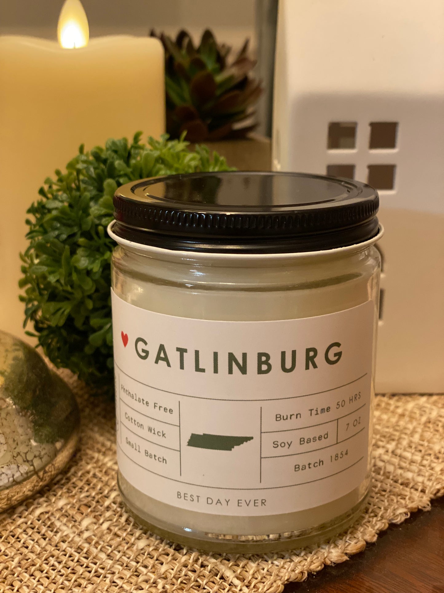 Gatlinburg, TN Candle